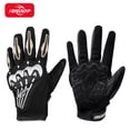 thumbnail image 1 of BSDDP RH-A0123 Full Finger Motorcycle Gloves with PVC Shell Knuckle Protection, Non-Slip Palm Grip, Adjustable Wrist Fastener Tape & Palm Shock Cushion - Breathable Mesh Construction, Available in, 1 of 6