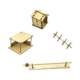 thumbnail image 4 of 1:72building Model Kits 3D Puzzles DIY Painting Layout Scenery Wooden Model Kits Style A, 4 of 9