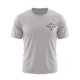 thumbnail image 4 of Floleo Haut pour Homme Uni à Col Rond, Manches Courtes, Poitrine Plus Pure, Petit Imprimé, Décontracté, Ample, Haut pour Homme Polyvalent pour Usage Quotidien, Rendez-Vous de Fin de Semaine, Sports de Plein Air (Gris, 2TG), 4 of 7