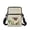 Cowboy Pug Cactus Art, variant on Psesaysky Water Splash Gradient Green Crossbody Bags Stretch Polyester Shoulder Bags for Mens, Double Zipper with Pocket Crossbody Purse