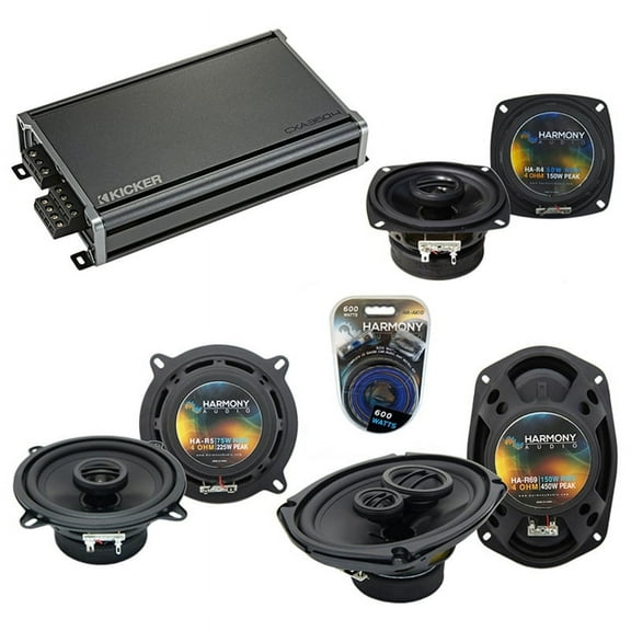 Fits Cadillac Coupe DeVille 85-87 Speaker Upgrade Harmony Speakers & CXA360.4