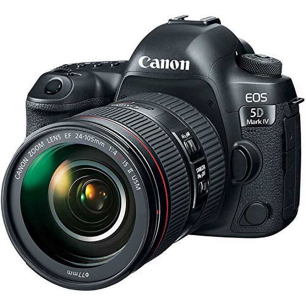 Canon EOS 5D Mark IV DSLR Camera with 24-105mm f/4L II Lens (Intl Model) Standard Bundle - image 3 of 6