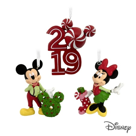 Hallmark Disney S 2019 Micky And Minnie Set Of 3 Christmas
