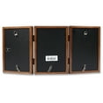 thumbnail image 2 of 766046T Nutmeg Wood 4x6 Hinged Triple Picture Frame, 2 of 2