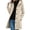 Beige, variant on Hooded Wool Coat for Women Mid Length Long Sleeve Solid Color Casual Winter Outerwear Wine,S