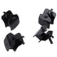 thumbnail image 4 of Piezas de motocicleta, 4 piezas Generador antivibración Accesorios de motocicleta Soportes de motor de goma Valor excepcional, 4 of 8
