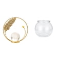 thumbnail image 1 of Estatua de bola de cristal,Estatuas de bolas de cristal para decoración del hogar,escritorio interior,Acuario de escritorio,Pecera pequeña transparente,pecera,jarrón,mesa,Tanque de peces, 1 of 8