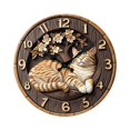 thumbnail image 1 of Reloj de pared con diseño de gato, reloj decorativo para dormitorio, comedor interior 30x30x05cm, 1 of 9