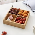 SHZHYUESONGKJ Multifunctional Bamboo Partition Box Perfect for