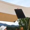 thumbnail image 4 of Cargador de panel solar de alta conversión con salida USB, universal, portátil, plegable, 7 W/5 V, para teléfono, para camping y senderismo., 4 of 8
