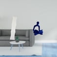 thumbnail image 2 of Pantalla de lámpara de salón con figura humana abstracta, estatua de pensador, decoración artística para oficina, bar, boda, colección versátil., 2 of 8