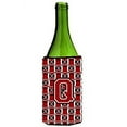 thumbnail image 2 of Carolines Treasures CJ1073-QLITERK Letter Q Football Red Black and White Wine Bottle Beverage Insulator Hugger  Wine, 2 of 2