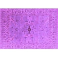 thumbnail image 1 of Ahgly Company Indoor Rectangle Oriental Purple Industrial Area Rugs, 5' x 7', 1 of 4