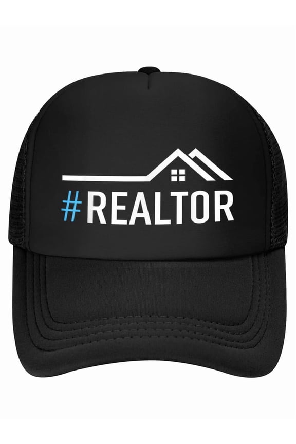 Hashtag Realtor Baseball Cap Rent Broker Real Estate Agent Baseball Cap
