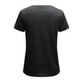 thumbnail image 4 of ICHUANYI ClearanceWomen's Fashion Print Short Sleeve T-shirt Tops Casual Loose Blouse Tops(Black, XL) ICHUANYI WER20232080502832, 4 of 5