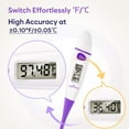 thumbnail image 5 of Easy@Home 100 Degree Basal Body Thermometer for Ovulation, EBT-018 (Purple), 5 of 9