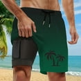 thumbnail image 2 of Kcolen Mens Swim Trunks 7 Inch,Compression Liner Swimming Shorts Swimwear Quick Dry Swimsuit Bathing Suits Board Shorts, 2 of 5