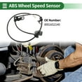 thumbnail image 2 of Unique Bargains ABS Wheel Speed Sensor ABS Sensor Anti-lock Braking System Sensor No.8951652140 for Toyota Yaris 2013-2014 1 Pc Rear Left, 2 of 7