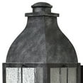thumbnail image 3 of 3 Light Large Outdoor Wall Lantern in Traditional Style 8 inches Wide By 21 inches High-Greystone Finish-Incandescent Lamping Type Bailey Street Home, 3 of 8