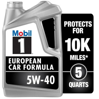 Mobil 1 FS European Car Formula Full Synthetic Motor Oil 5W-40, 5 qt