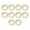 Aureate, variant on Abbracc 10Pcs 0.9inch Round Carabiner Snap Clips O Buckles Clamp Metal Durable for Bags Black