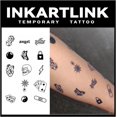 thumbnail image 1 of shiyou-Tattoo Tech, 2 Sheets Medium Semi Permanent Tattoo, Temporary Tattoos, Last 1-2 Weeks, Waterproof, Realistic Look, No Adhesive, No Reflection (Small Tattoo), 1 of 4