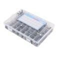 thumbnail image 1 of Kit de Surtido del Condensador, aplicacia de aluminio en todo el aluminio 0.1uf a 1000uf portátil 630 piezas condensador electrolífico para monitorios lcd, 1 of 7
