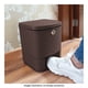 thumbnail image 4 of Kit 2 Botes de basura La Ardilla de plástico con pedal 8L (Chocolate), 4 of 4
