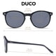 thumbnail image 4 of Gafas de sol DUCO Retro Round UV400 polarizadas para mujer y hombre, 4 of 6