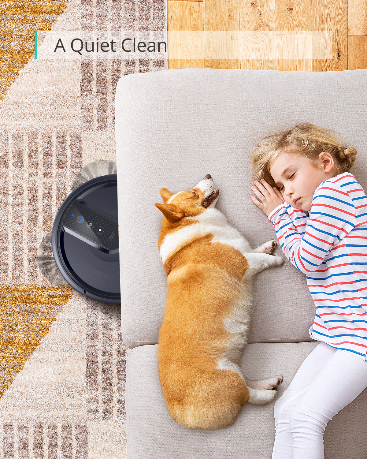 Anker eufy 25C Wi-Fi Connected Robot Vacuum, Great for Picking up Pet Hairs, Quiet, Slim - image 6 of 10