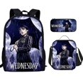 thumbnail image 2 of Adams Wednesday School Bag Three-Piece Set, Student Backpack Rucksack-week, 2 of 4