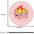 thumbnail image 2 of SHILIU-Cute Mouse Pad Mouse Mat Anti-Slip Base for PC Office Working Gaming, Red Dumpster 8.7x8.7 Inch (22X22X0.3Cm), 2 of 4