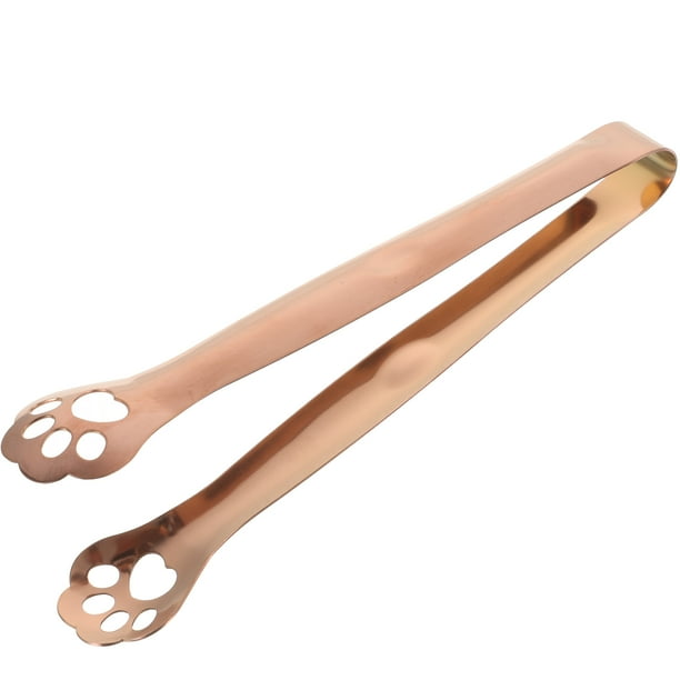 GOOHOCHY Pinzas para pan, pinzas reutilizables para alimentos, pinzas metálicas para panadería, pinzas de acero inoxidable para comida de buffet