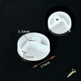 thumbnail image 1 of MYG 20/50pcs Mirror Wall Hanging Fixing Kit Frameless Plastic Wall Mounting Clips, 1 of 9