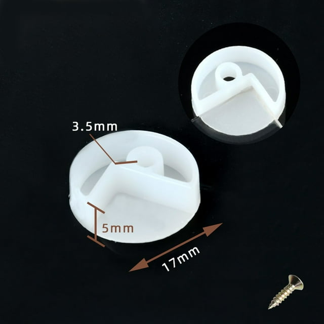 20/50pcs Mirror Wall Hanging Fixing Kit Frameless Plastic Wall Mounting Clips
