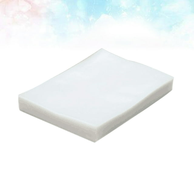 OUNONA 100 Pcs Sacs de Rangement sous Vide en Nylon Transparent pour Conservation des Aliments, Anti-Poussière, 8*12 Po