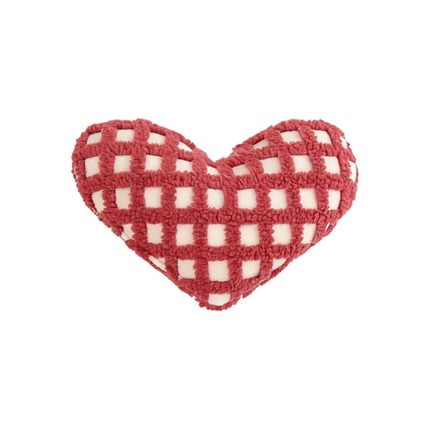 Decoración Del Día de San Valentín en Forma de Corazón Sofá Almohada Sala de Estar Decoración Del Dormitorio
