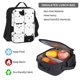 thumbnail image 5 of Easygdp Doodle Cute Cat Mochila para Niños y Niñas con Set de Caja de Almuerzo y Estuche para Lápices 3 en 1, Mochila Escolar Estampada para Adolescentes, 5 of 7