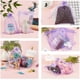thumbnail image 4 of 100 bolsas de organza con cordón de 12,7 x 18,8 cm, color morado mediano, para regalos de fiesta, bodas, baby shower, cumpleaños, fiestas y Navidad., 4 of 5