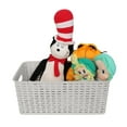 thumbnail image 6 of YBM Home Small Plastic Rattan Storage Basket for Bathroom, ba413white-1, 6 of 6