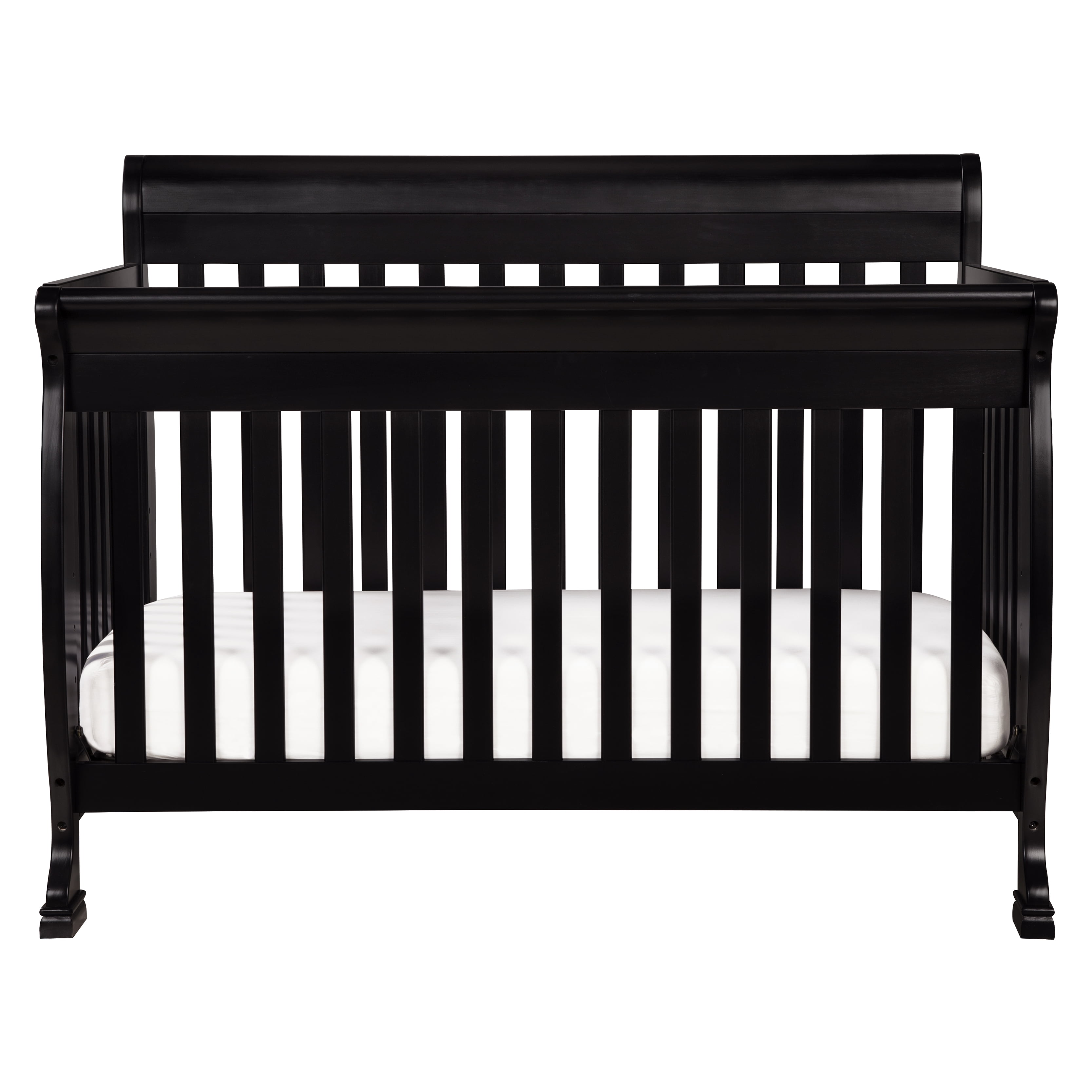 DaVinci Baby Kalani 4-in-1 Convertible Crib in Ebony Black, Greenguard Gold Certified