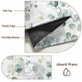 thumbnail image 5 of Spring Watercolor Area Rugs 3x5 ft Sage Green Eucalyptus Plant Leaves Washable Rug Non Slip Indoor Carpet Absorbent Floor Mat for Living Room Bedroom Dining Room, 5 of 9