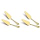 thumbnail image 1 of Servidor de Pastel de Oro, Juego de Cuchillo Y Servidor de Pastel de Bodas, 4 Piezas, 1 of 5