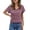 Red, variant on Womens Shirt Short Sleeve V Neck Perfect Wear Petite Tops for Women,Khaki,M