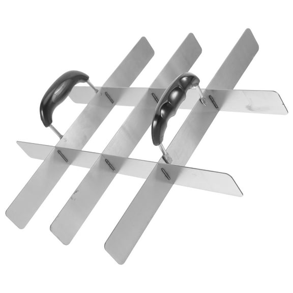 Homoyoyo Stainless Steel Cake Divider with Handle for Even Dessert Portioning and Baking, Adjustable Slicer for Precise Cuts