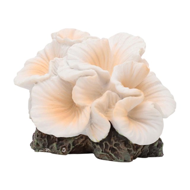 Planta de Coral falso, decoraciones para acuario, adorno para pecera, decoración Artificial colorida, accesorios de decoración de Coral para pecera y naranja