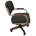 thumbnail image 3 of Swivel Tilt Kitchen Caster Chair with Wheels M-115 - Sanora Brown - Beige Moca, 3 of 3