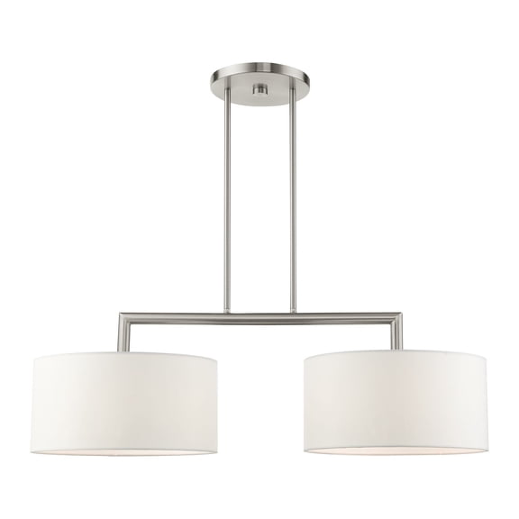 Livex Lighting - Meridian - 2 Light Linear Chandelier in Modern Style - 14