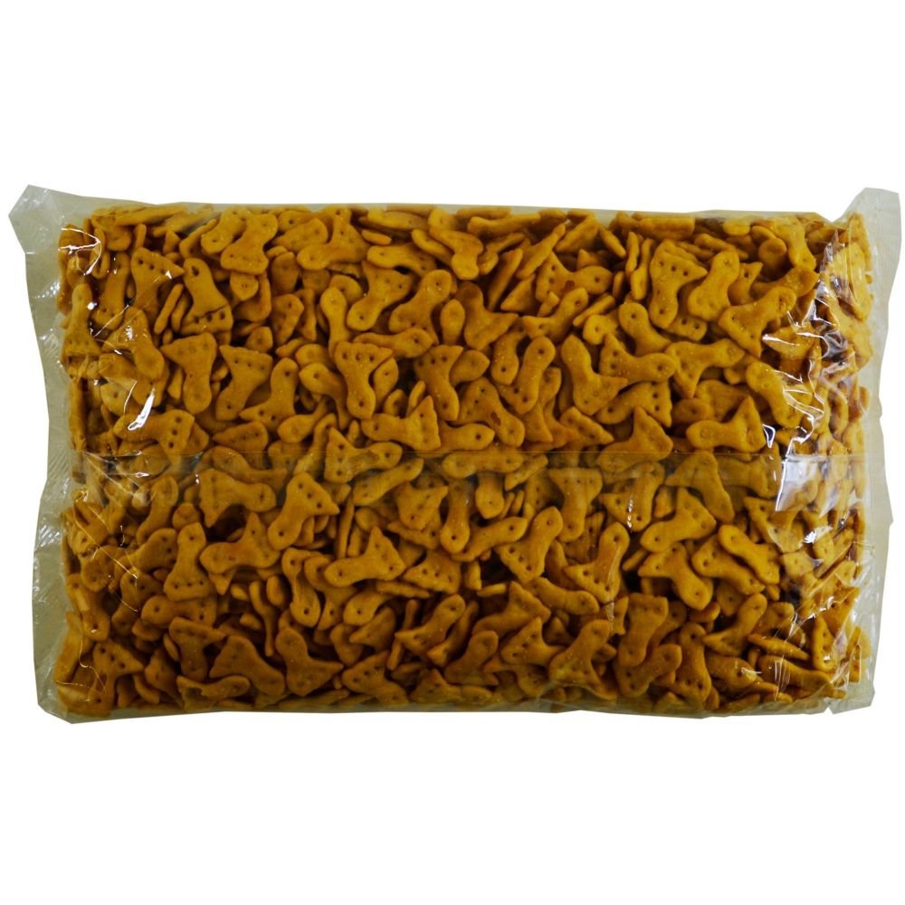 6 PACKS SuperSnax Labeled Cheddar Cheese Guppies 2 lb. bag