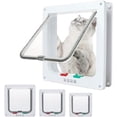 thumbnail image 2 of Gogcaro Small Weatherproof Guillotine Pet Door for Interior Exterior Doors, 1 Pack, 2 of 6